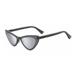 NEW MOSCHINO SUNGLASSES SILVER GREY WOMEN EYEWEAR MOSCHINO MOS051/S 0V81 T4